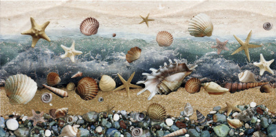 DWU09RVR004 декор Riviera 249х500х8,5 (8 шт. в коробке)